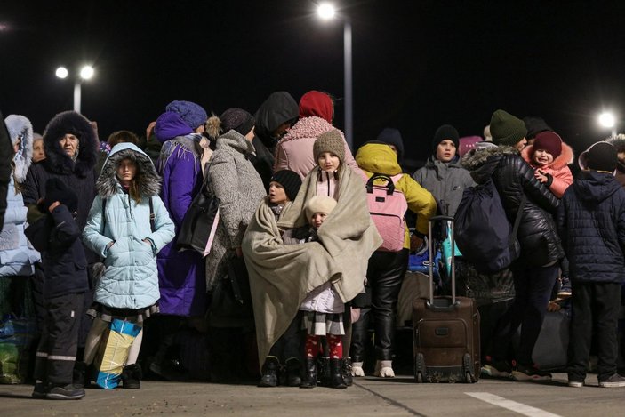 Komşu ülkelere göçen Ukraynalı sayısı her geçen gün artıyor