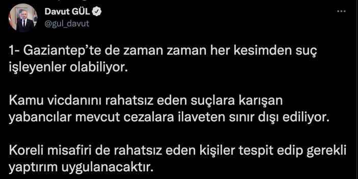 Gaziantep'te Güney Koreli YouTuber, 3 Suriyelinin tacizine uğradı