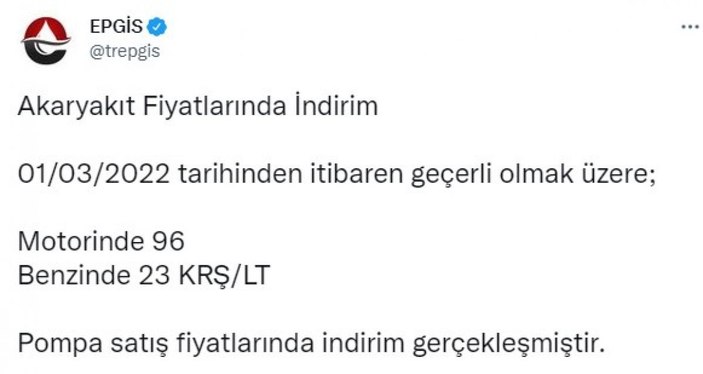 Yarı yarıya farkedecek! 'Akaryakıta indirim geldi: İşte yeni fiyatlar...
