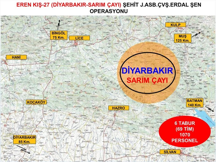 Diyarbakır'da Eren Kış-27 Operasyonu başlatıldı