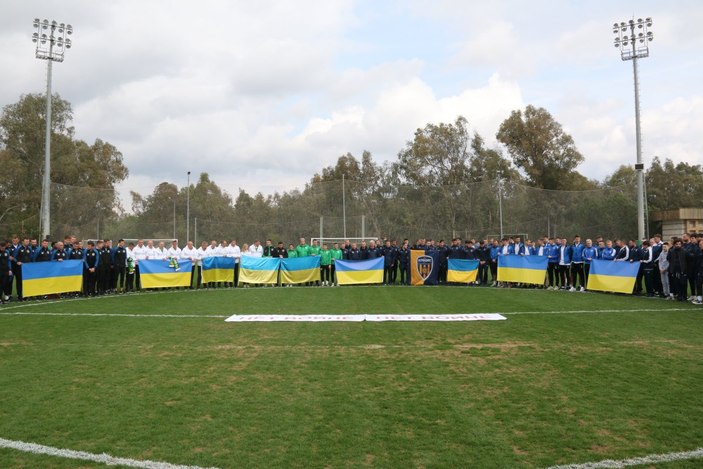 Antalya'da kamp yapan Ukraynalı futbolcular, 