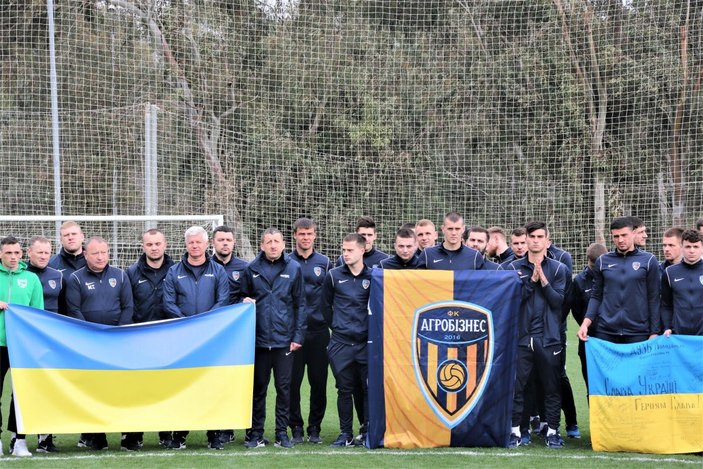 Antalya'da kamp yapan Ukraynalı futbolcular, 