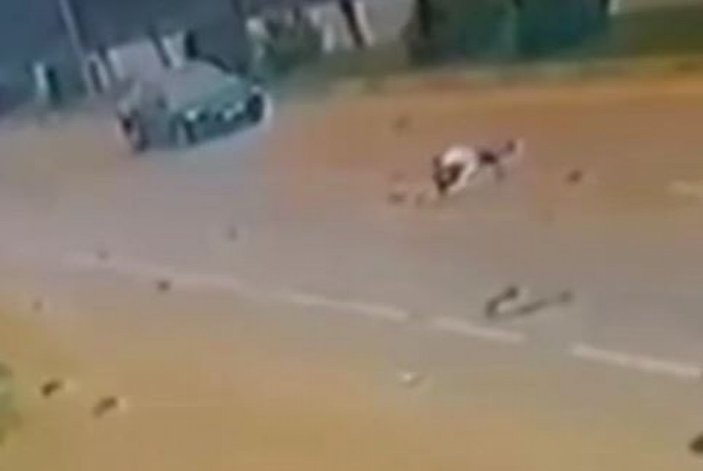 Gaziantep'te ölümle sonuçlanan kaza kamerada