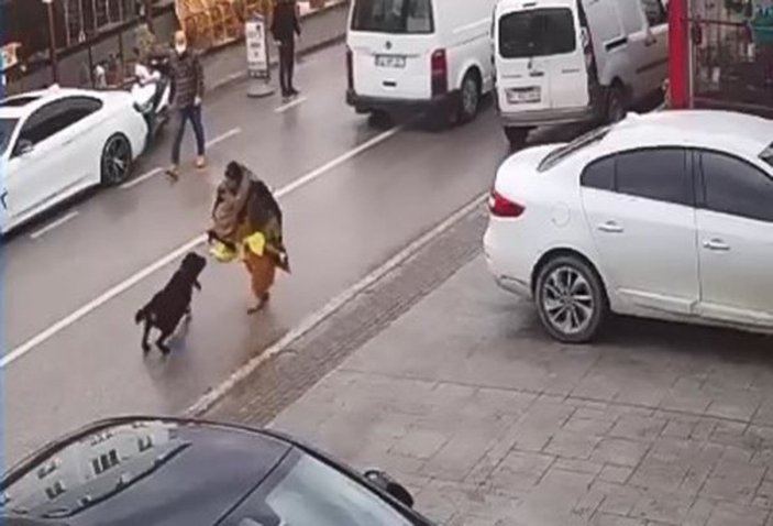 Kocaeli'de çocuğu köpek saldırısından koruyan esnaf o anları anlattı