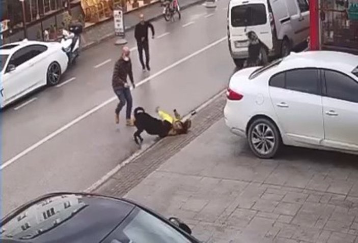 Kocaeli'de çocuğu köpek saldırısından koruyan esnaf o anları anlattı