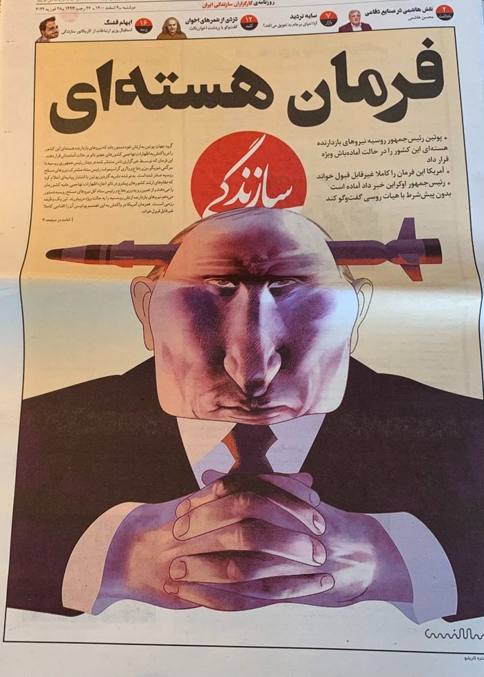 İran basını, Rusya'nın Ukrayna saldırılarını eleştirdi