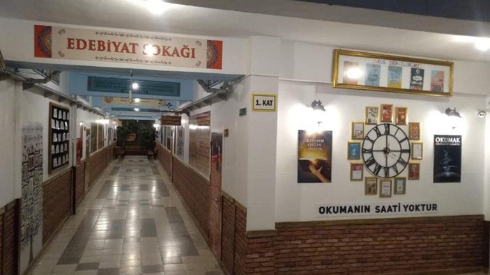 Nevşehir'deki Edebiyat Sokağı öğrencilere ilham oluyor