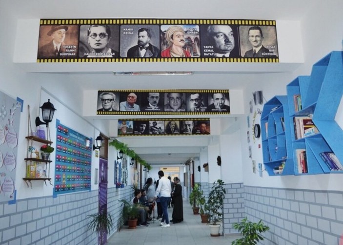Nevşehir'deki Edebiyat Sokağı öğrencilere ilham oluyor