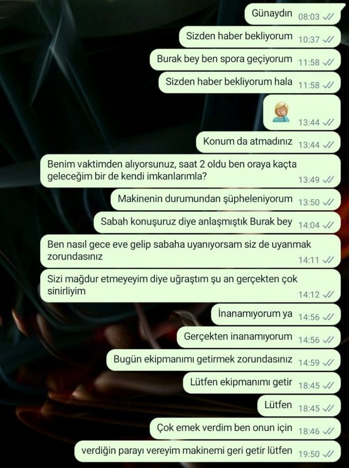 Antalya'da kamera ekipmanlarını kiralayan öğrenci mağdur oldu