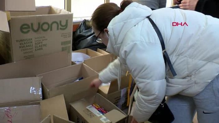 Ukraynalı Olga: Ruslar da yardım gönderiyor