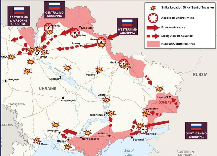 Ruslar sivil direnişin yoğun olduğu Zaporijya'ya saldırıyor