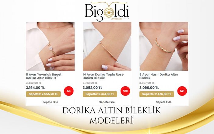 Son Koleksiyon Altın Kolye Ve Altın Bileklik Modelleri Ve Fiyatları Bigoldi.com’da