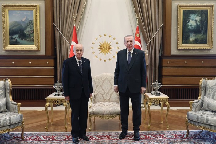 Cumhurbaşkanı Erdoğan - Devlet Bahçeli görüşmesi