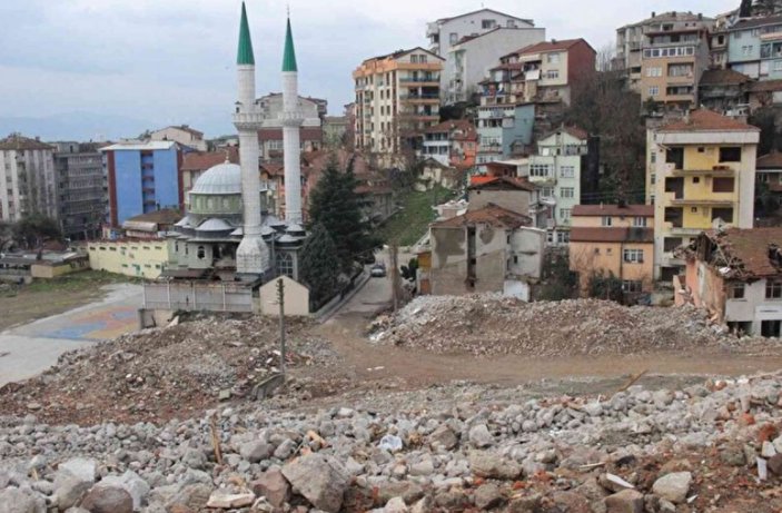 İzmit'te kentsel dönüşüm projesinde 494 binanın yıkımında sona gelindi