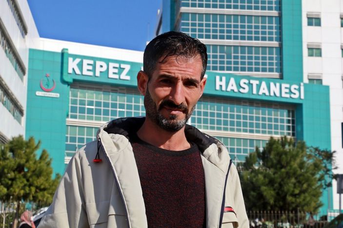 Antalya'da kendisini bıçaklayan şahısla polis merkezinde karşılaştı