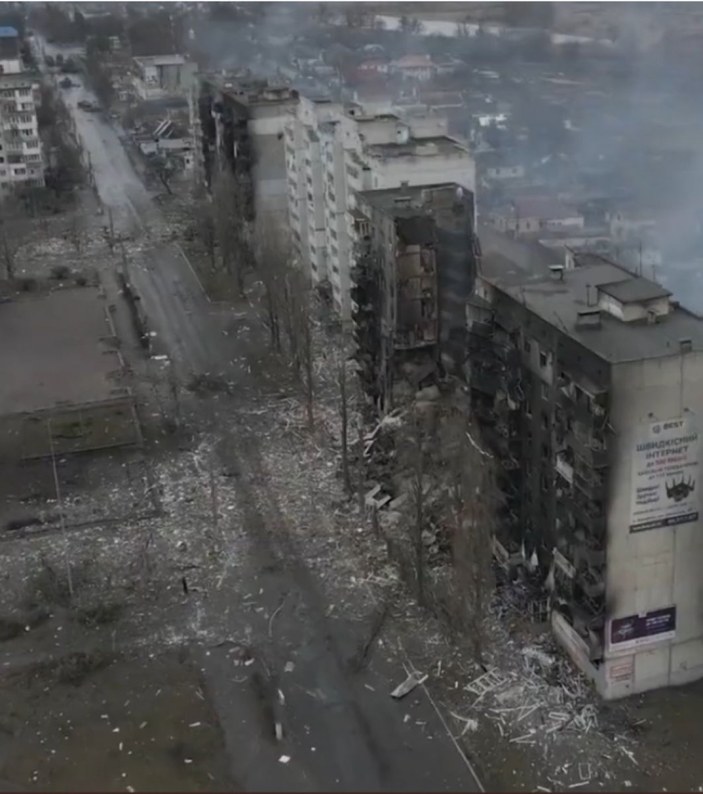 Kiev'de Rus işgalinin çarpıcı görüntüleri