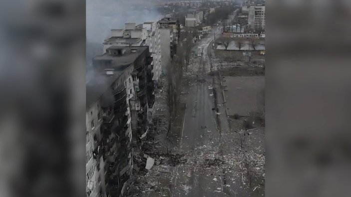 Kiev'de Rus işgalinin çarpıcı görüntüleri