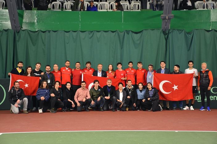 a A Milli Erkek Tenis Takımı'ndan tarihi başarı