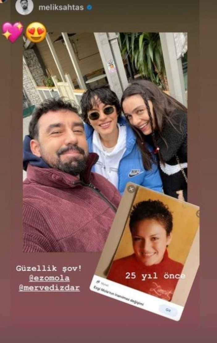 97 model Ezgi'yi tanımak imkansız! Ezgi Mola'nın 25 yıl önceki hali 'evrime bak' dedirtti...