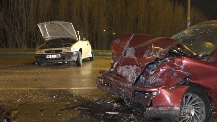 Bursa’da kayganlaşan yolda kaza: 1 ölü, 6 yaralı