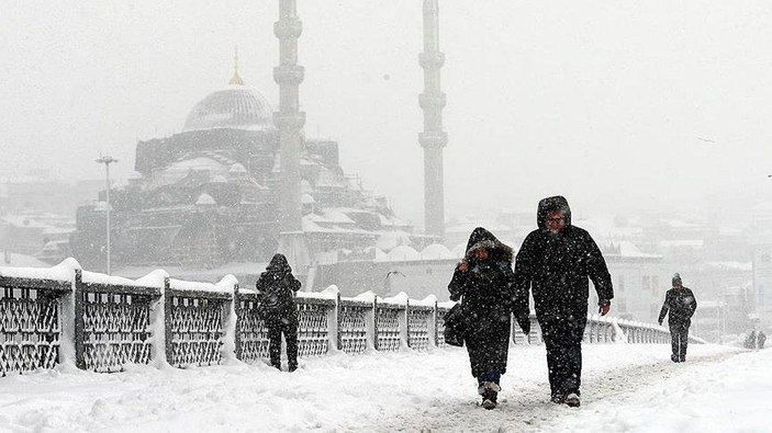 İstanbul'a Aybar kar fırtınası geliyor