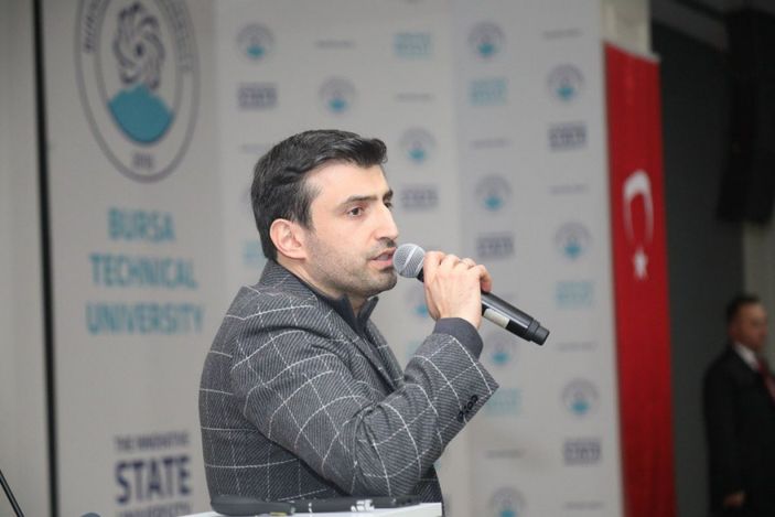 Selçuk Bayraktar, BTÜ'de Türkiye'nin İHA serüvenini anlattı