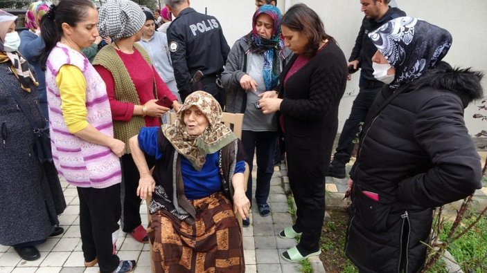 Antalya'daki yangında yaşlı kadının yeni çektiği para küle döndü