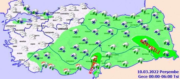 Meteoroloji'den yeni hava durumu raporu! Kar kesin yolda...