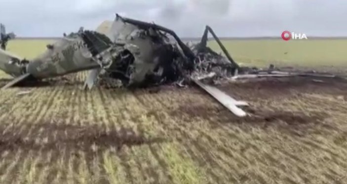 Ukrayna, Mıkolayiv’de Rus savaş helikopteri düşürdü