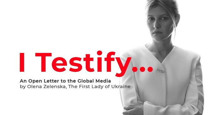 Ukrayna First Lady'si Olena Zelenska'dan Rusya'ya tepki