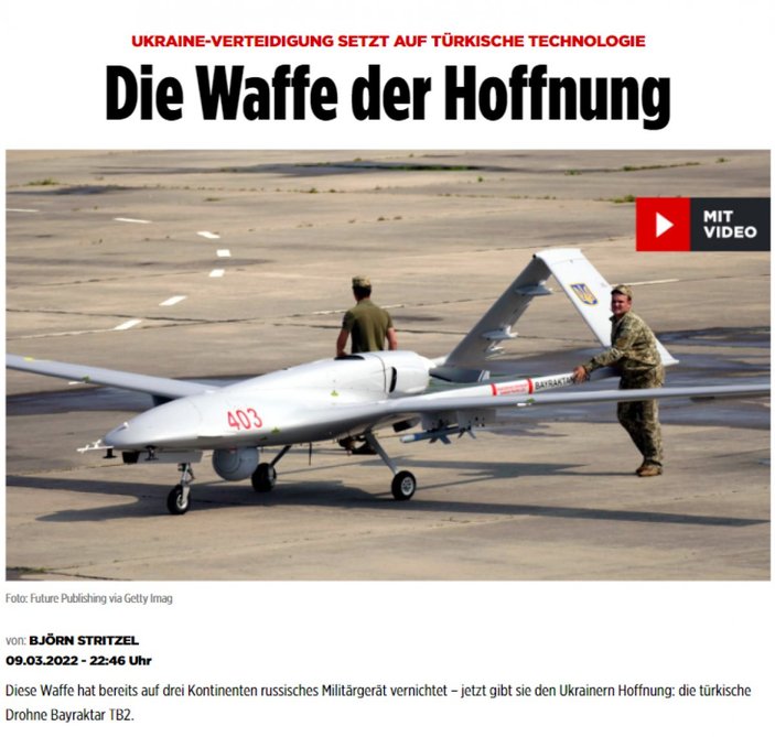 Alman Bild gazetesi: Umudun silahı Bayraktar