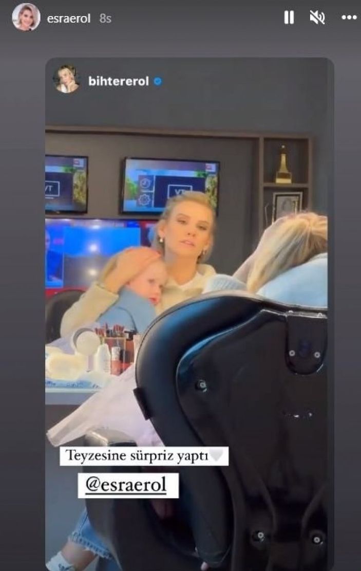 Teyzesinin 'Ay parçası'! Esra Erol'un kardeşi Bihter Erol'un maviş kızı, parmak ısırttı...