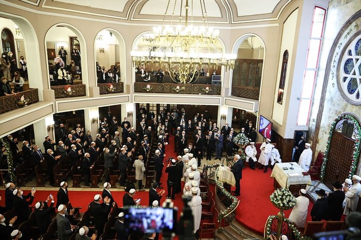 İsrail Cumhurbaşkanı Herzog, İstanbul'da dua törenine katıldı