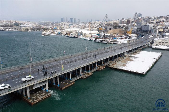 Unkapanı Köprüsü kapatıldı