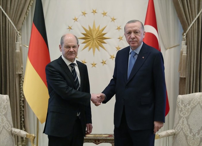 Almanya Başbakanı Olaf Scholz Türkiye'de