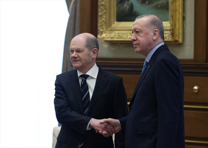 Almanya Başbakanı Olaf Scholz Türkiye'de