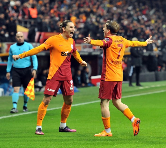 Galatasaray, Beşiktaş'ı 2 golle mağlup etti