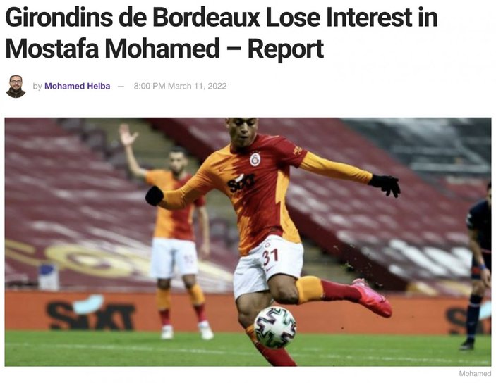 Bordeaux, Mohamed transferinden vazgeçti