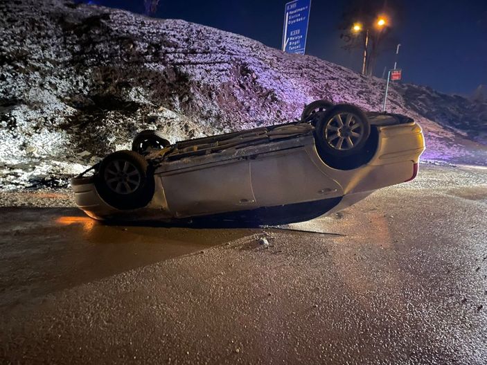 Elazığ’da kaza: 1 ölü, 3 yaralı