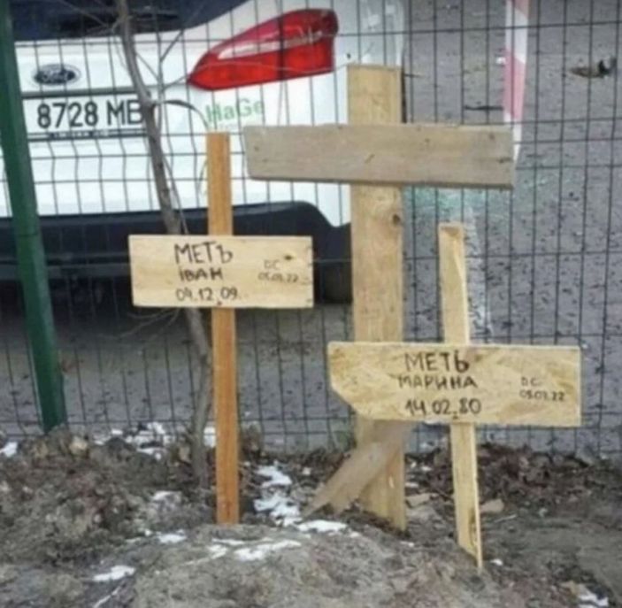 Ukrayna'da sivil kayıplar için toplu mezarlar kazılıyor