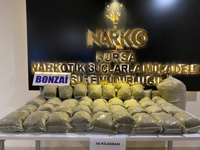 Bursa merkezli 7 ilde dev uyuşturucu operasyonu