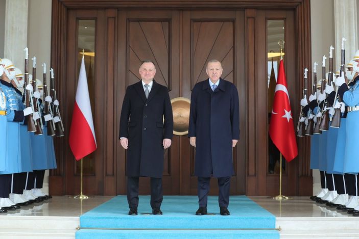 Cumhurbaşkanı Erdoğan, Polonyalı mevkidaşı Duda ile görüştü