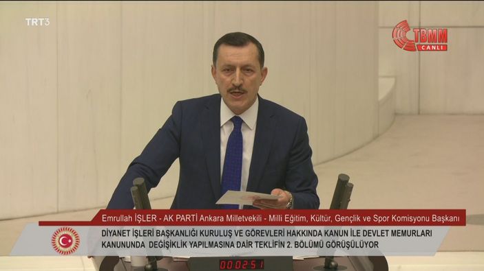 TBMM Genel Kurulu'nda 'dinsiz' polemiği