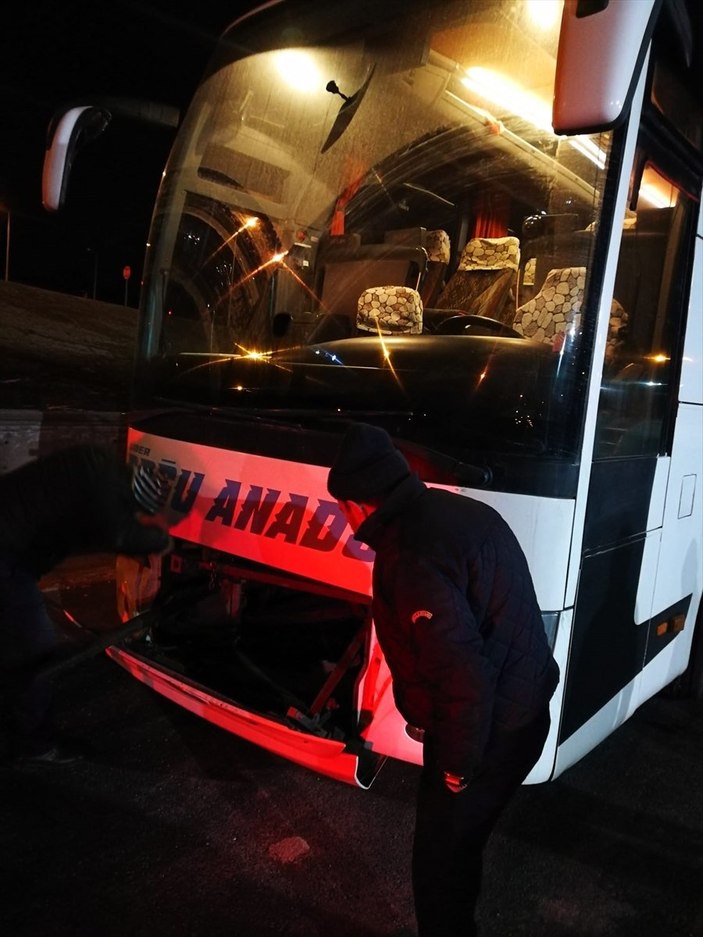 Erzincan'da ‘emniyetsiz' raporuna rağmen yolcu taşıdı, men edildi