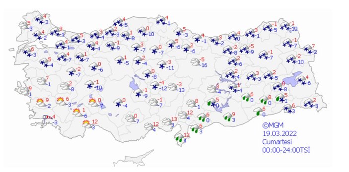 Meteoroloji'den kuvvetli ve yoğun kar uyarısı