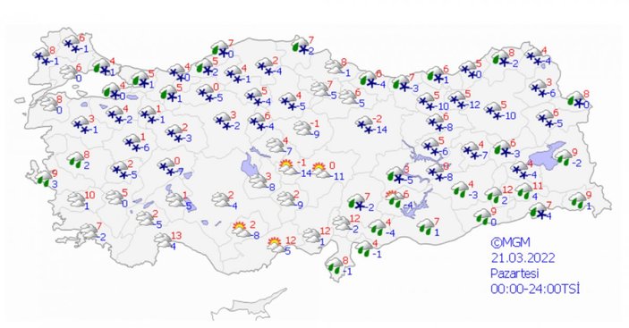 Meteoroloji'den kuvvetli ve yoğun kar uyarısı