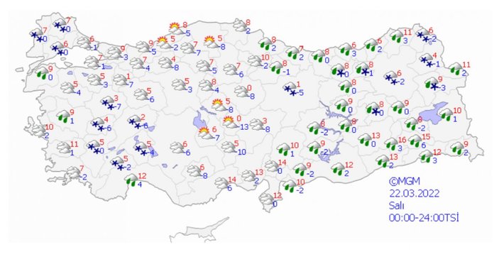 Meteoroloji'den kuvvetli ve yoğun kar uyarısı