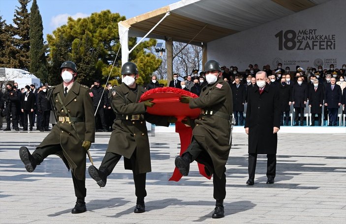 Cumhurbaşkanı Erdoğan, Çanakkale Şehitleri'ni Anma Töreni'ne katıldı
