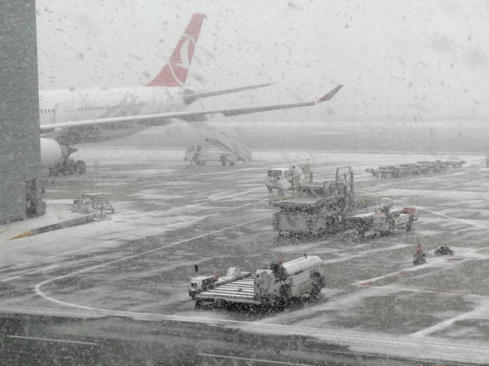 İstanbul Havalimanı’nda planlanan seferler sorunsuz devam ediyor