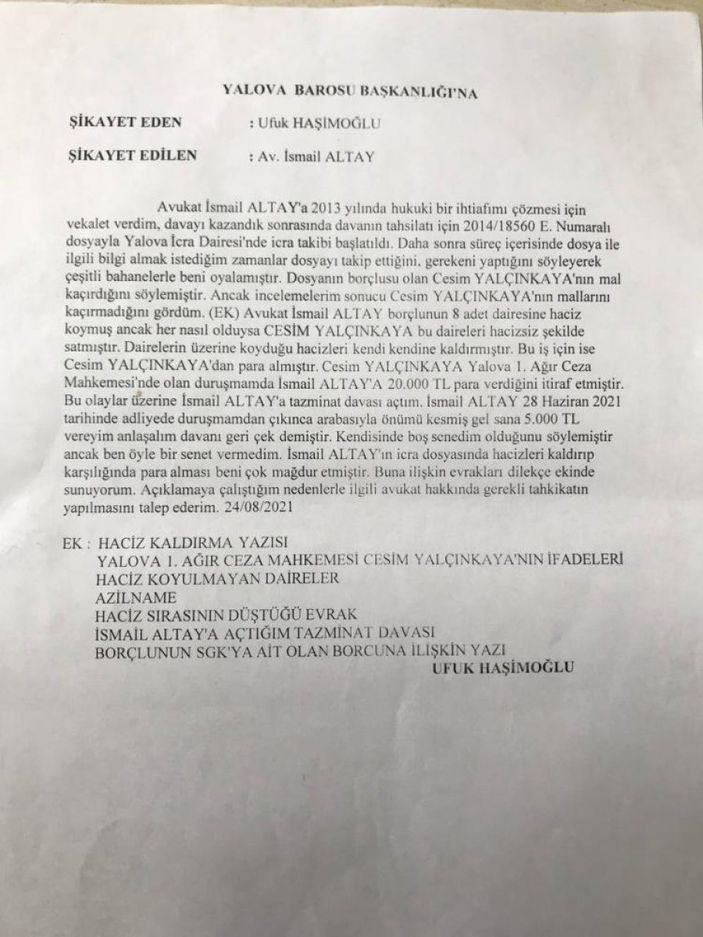 i Kocaeli'de kazandığı tazminatı 10 yıldır alamadı